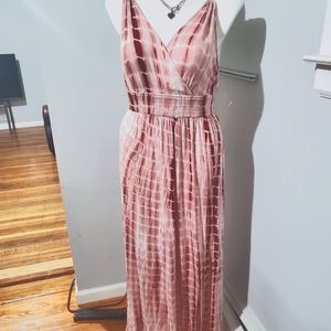BRAND NEW strappy tie dye maxi sundress, size Medium